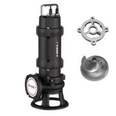 Насос фекальный FANCY WQV50/1.5 с рабочим колесом VORTEX и режущей пластиной 156WQV33006